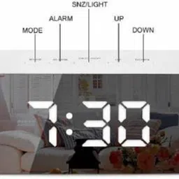 fyugo Digital White Clock image 3