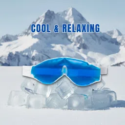 c-cure Eye Mask With Cooling Gel | Pack Of 1 | Reusable Adjustable Eye Cover For Sleep image 2