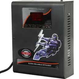 syspro Major Stabilizer for LED TV Upto 100inch, with Home Theatre and DTH (Black)3 AMPS (100 Inch)Voltage Stabilizer image 2