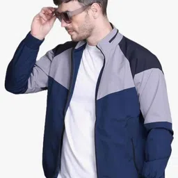 toughtees Men Solid Bomber Jacket image 1