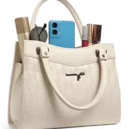 nariox Women White Messenger Bag image 5