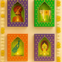 anshkit Paper Tealight Holder Set-picture-11