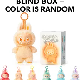 have fun Trending Labubu Toy – Random Color Cute Gift | Collectible Edition Soft Doll - 17 cm image 5