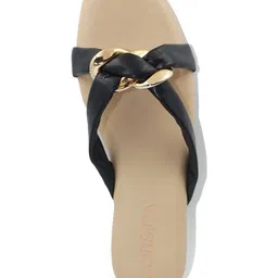 CORSICA Embellished Open Toe T-Strap Flats image 2
