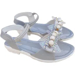 NEW LATEST Grey Synthetic Sandals image 1