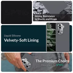 SPRIG OPPO Reno 11 Pro 5G Liquid Silicone Back Cover image 4