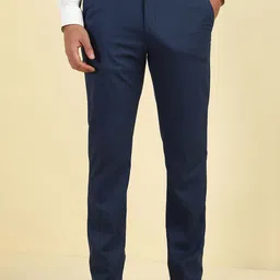 Allen Solly Sport Men Striped Slim Fit Formal Trousers-picture-41