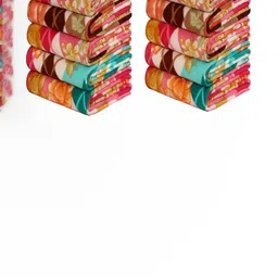 Aura Pink & Green Floral Fleece Mild Winter 210 GSM Blanket-image-51