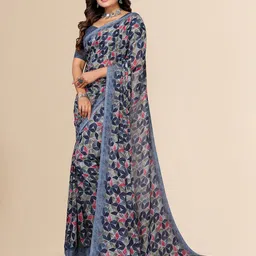 Moda Rapido Poly Georgette Saree image 5