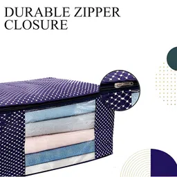 ANKIT INTERNATIONAL Blue Set of 2 Super Strong Multi-Utility Organisers image 2