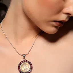 VENI 92.5 Silver-Plated Pendant With Chain image 5