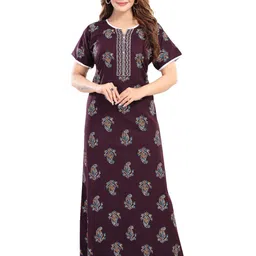 TRUNDZ Printed Maxi Nightdress-picture-32