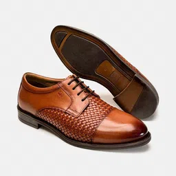 HEEL YOUR SOLE Men Leather Formal Brogues image 5