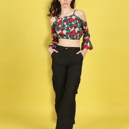 Cutiekins Printed Top & Trousers Co-Ords Set image 3