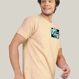 Greylongg Men Printed Applique T-shirt image 5