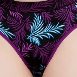 TrybeX Printed Pure Cotton Hipster Briefs SC-WP-Kangana-Purple image 3