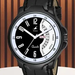 PERUCCI Men Brass Printed Dial & Leather Straps Analogue Watch WATH94EWH8MAQKQG-picture-21