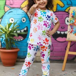 Sagar Impex Unisex Kids Printed T-shirt with Trousers-picture-19