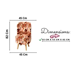 Shadowkart 2Pc Brown Wooden Mudda Pouffe Ottoman image 3