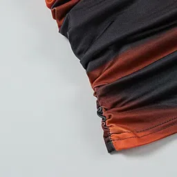 LULU & SKY Abstract Printed Top With Skirt Co-Ords image 2