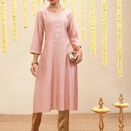 Vishudh Women Ethnic Motifs Printed Kurta-image-66