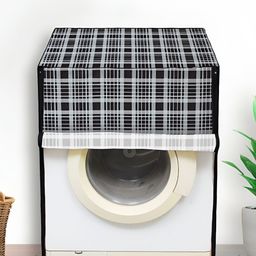 DREAM CARE Black & White Printed Front Loading Washing Machine Cover-picture-14
