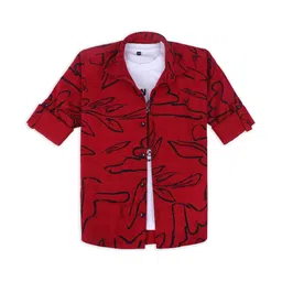 CHARCHIT Boys Comfort Floral Printed Casual Shirt-picture-38