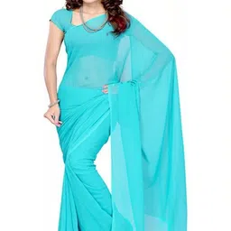 FANCYNINE Poly Georgette Saree-picture-23