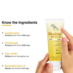 FIXDERMA 2-Pcs Shadow Sunscreen SPF 30+ Gel for Oily Skin with PA+++ Protection - 75g each image 4