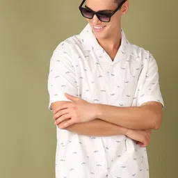 V-Mart Men Opaque Printed Casual Shirt-picture-36