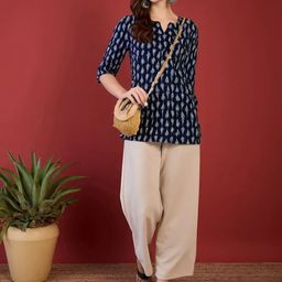 Anouk Rustic Floral Printed V-Neck Kurti-picture-26