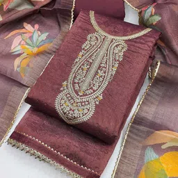 TAVAS Embroidered Unstitched Dress Material-picture-20