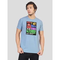 Greylongg Men Graphic Printed Round Neck Cotton T-shirt-picture-20