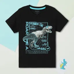 max Boys Graphic Printed Round Neck Cotton T-shirt-picture-15