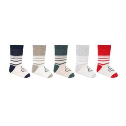 Bonjour Infants Pack Of 5 Printed Calf-Length Socks-picture-41