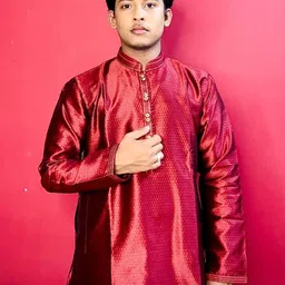 SANTI ENTERPRISES Men Regular Kurta with Churidar image 3