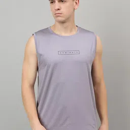 FCK GOLD Typography Printed Round Neck Sleeveless Gym Vest-picture-38