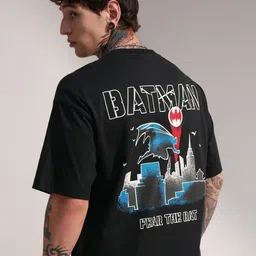 HIGHLANDER Batman Printed Drop-Shoulder Sleeves T-shirt-picture-39