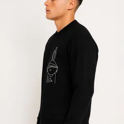JUMPCUTS Men Graphic Printed Round Neck Cotton T-shirt-image-2