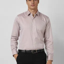 Van Heusen Men Spread Collar Textured Cotton Casual Shirt-picture-17