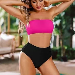 SIMNA CHIKAN Strapless Swim Bikini Set image 3