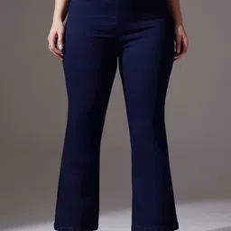 Miss Chase A+ Ivory Dust Women Bootcut High-Rise Stretchable Pull Up Jeans image 1