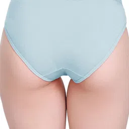 SHYAM SONS FLAIR Pack Of 3 Mid-Rise Anti Bacterial Bikini Briefs image 2