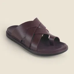 Metro Men Leather Comfort Sandals-image-76