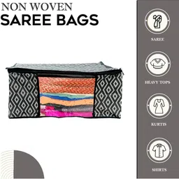 AMAK INC Black Fabric Multi-Utility Wardrobe Organisers image 5