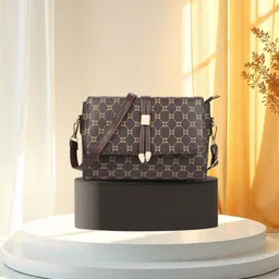 SAGEWARE Women Brand Logo Printed Crossbody Sling Bag-image-17