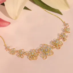 Mia by Tanishq 14 KT Necklace Diamond - 0.469 Ct image 1