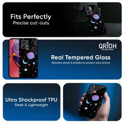 QRIOH Conversational Printed Motorola G05 Back Case Mobile Accessories image 5