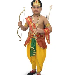 Kaku Fancy dresses Boys Woven Design Boys Ram Navami Costume-picture-11