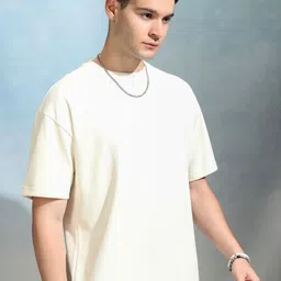 HIGHLANDER Men V-Neck Extended Sleeves Raw Edge T-shirt-picture-31